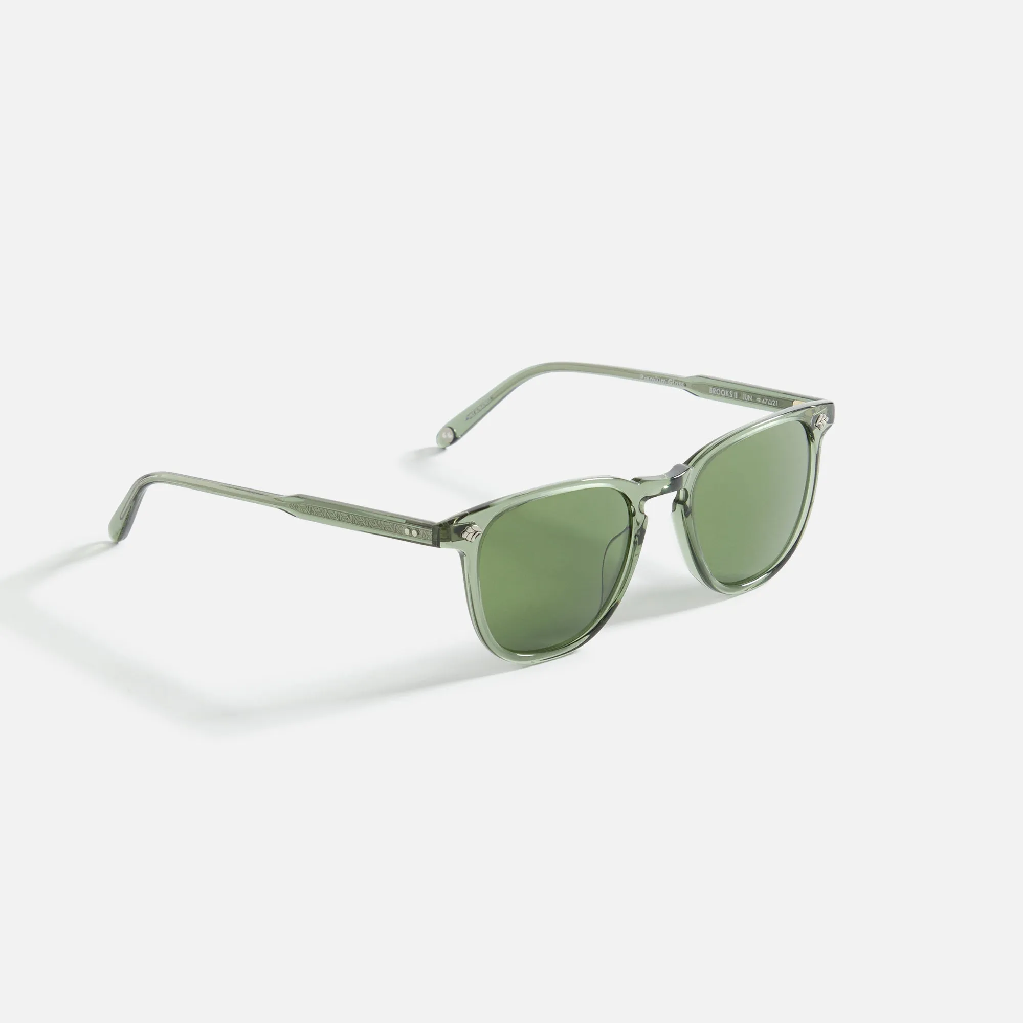 Garrett Leight Brooks II Sun - Juniper / Pure Green sold by Kith product image thumbnail 2