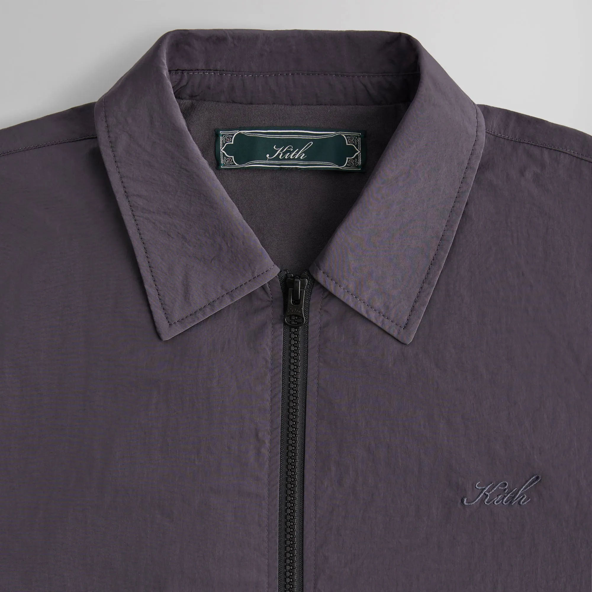 Kith Wrinkle Nylon Coaches Jacket - Battleship sold by Kith product image thumbnail 3