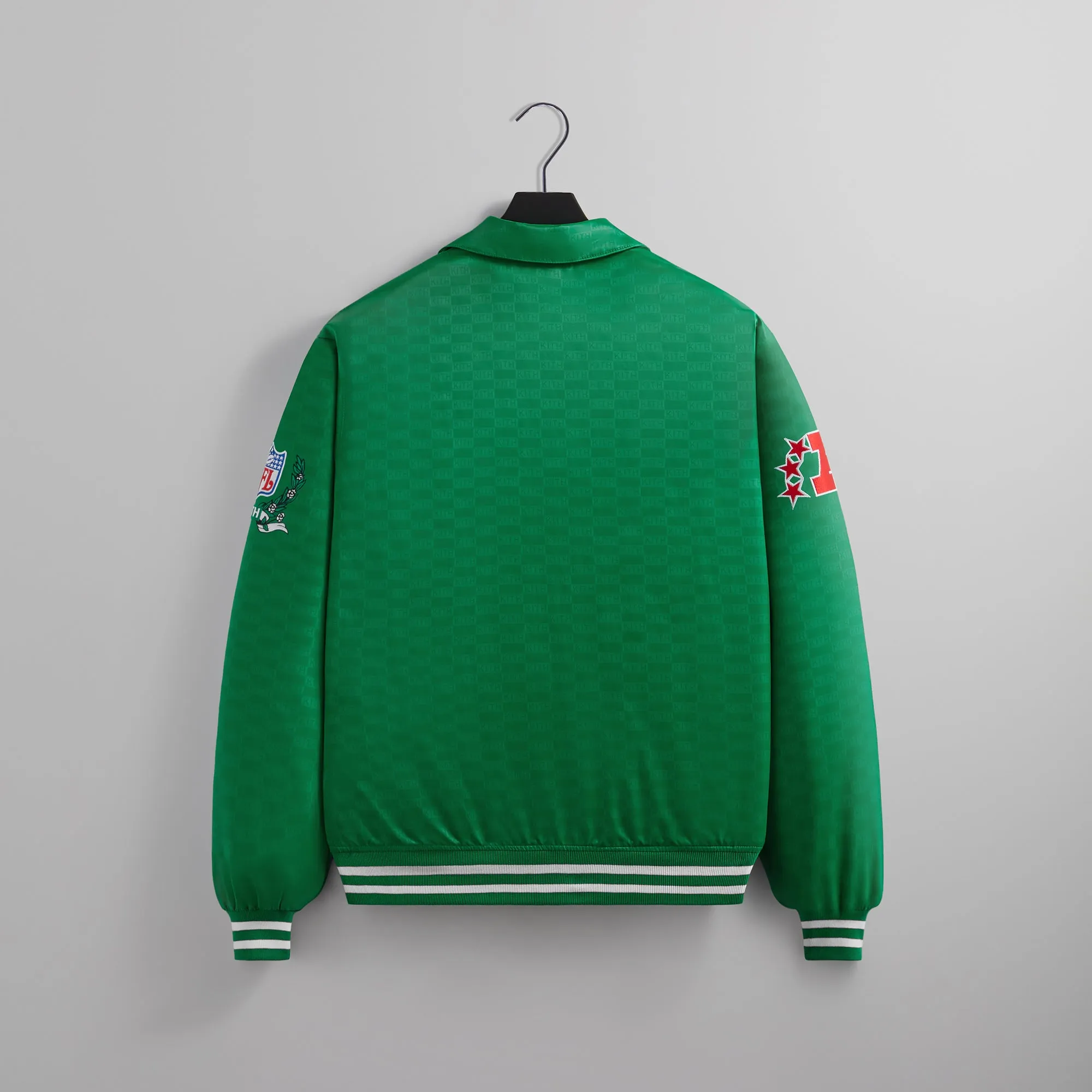 Kith for the NFL: Jets Satin Bomber Jacket - Luna sold by Kith product image thumbnail 2