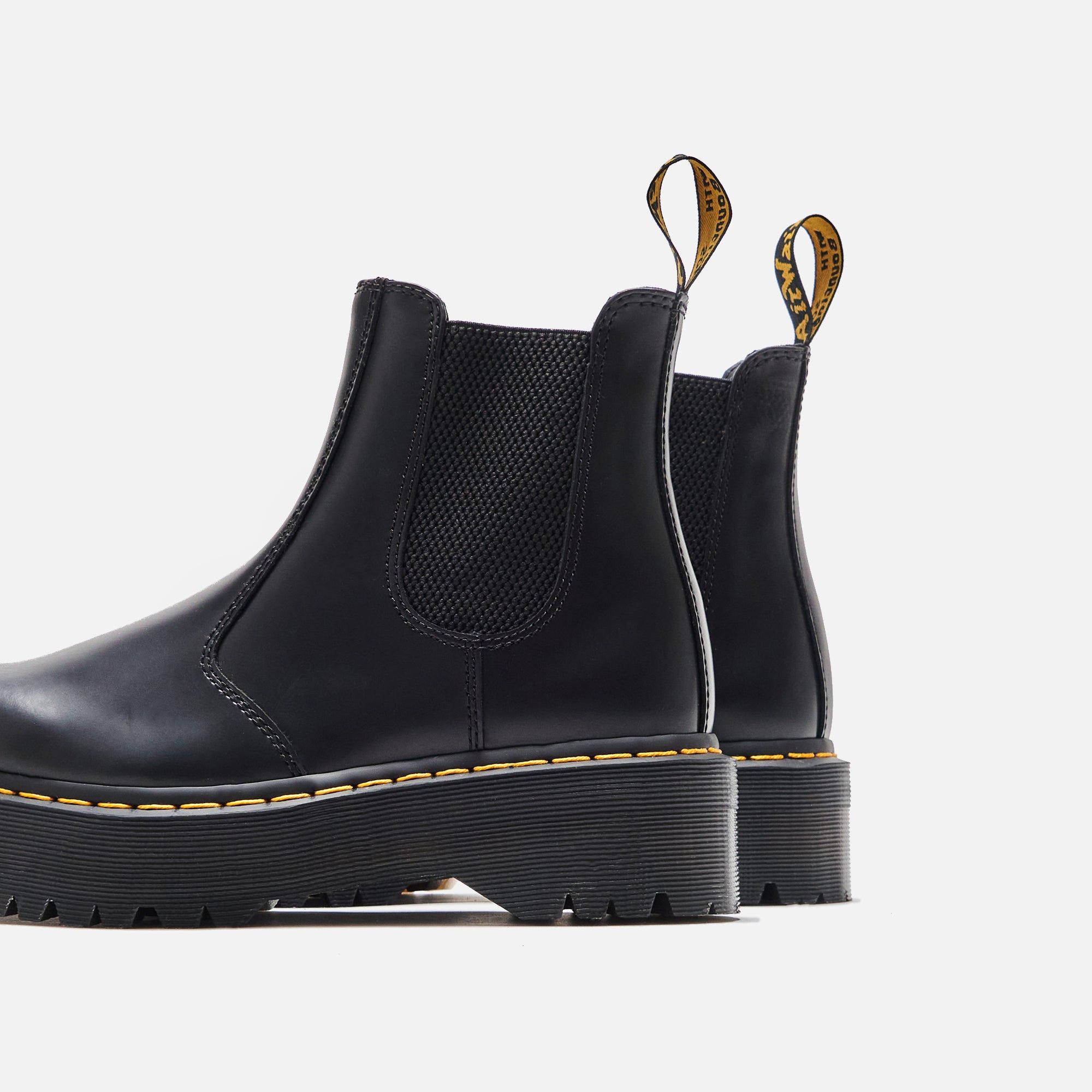 Dr. Martens WMNS 2976 Quad Smooth Leather Boot - Black Polished sold by Kith product image thumbnail 5