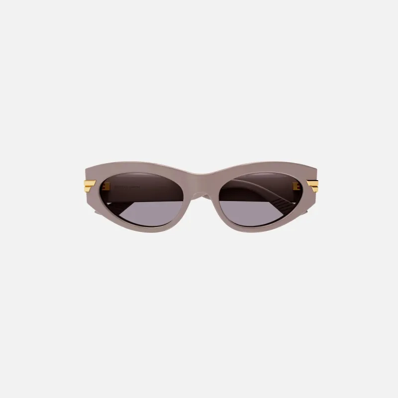 Bottega Veneta Acetate 53 Frame Sunglasses - Blush sold by Kith