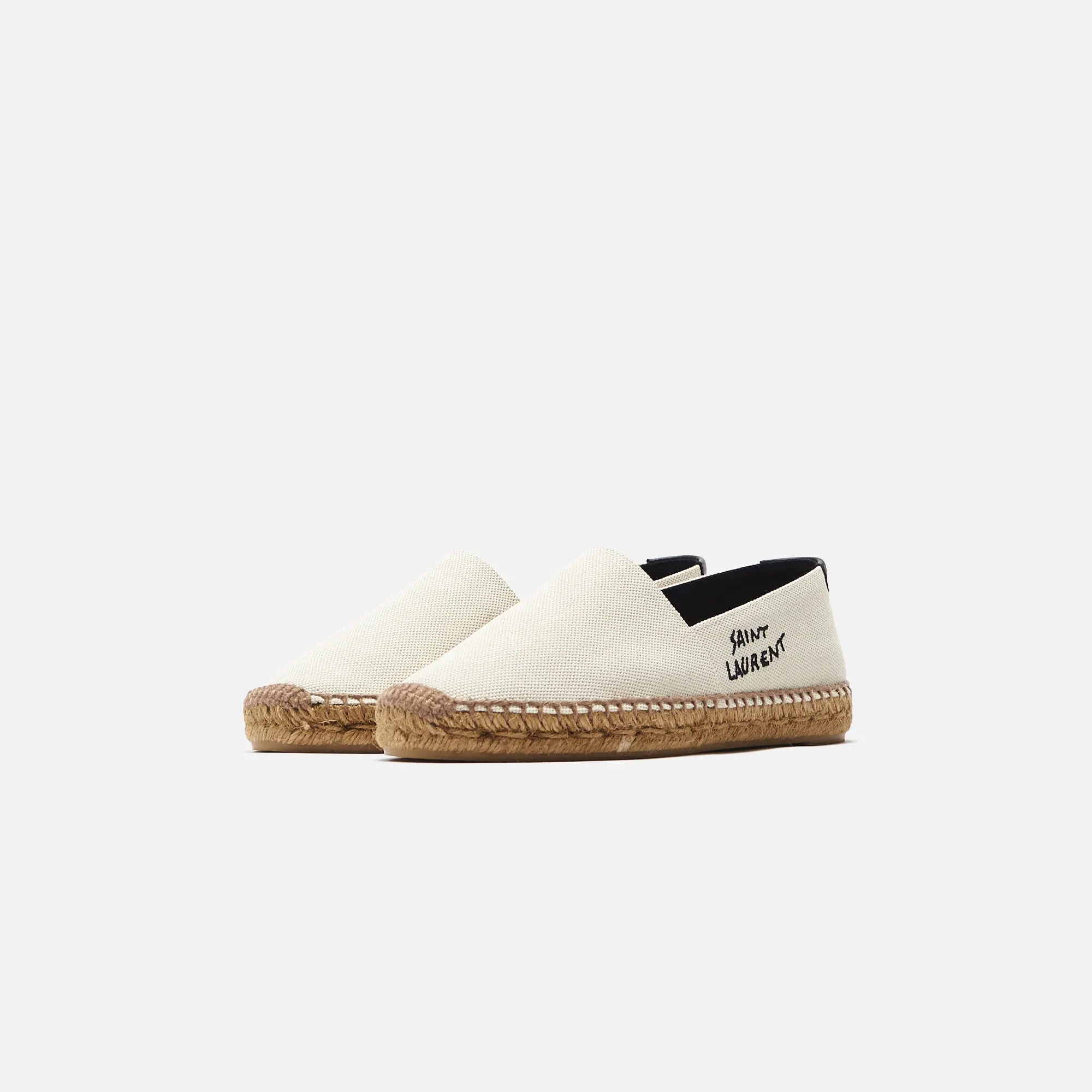Saint Laurent WMNS Espadrille Embroidery - Ecru / Noir sold by Kith product image thumbnail 5