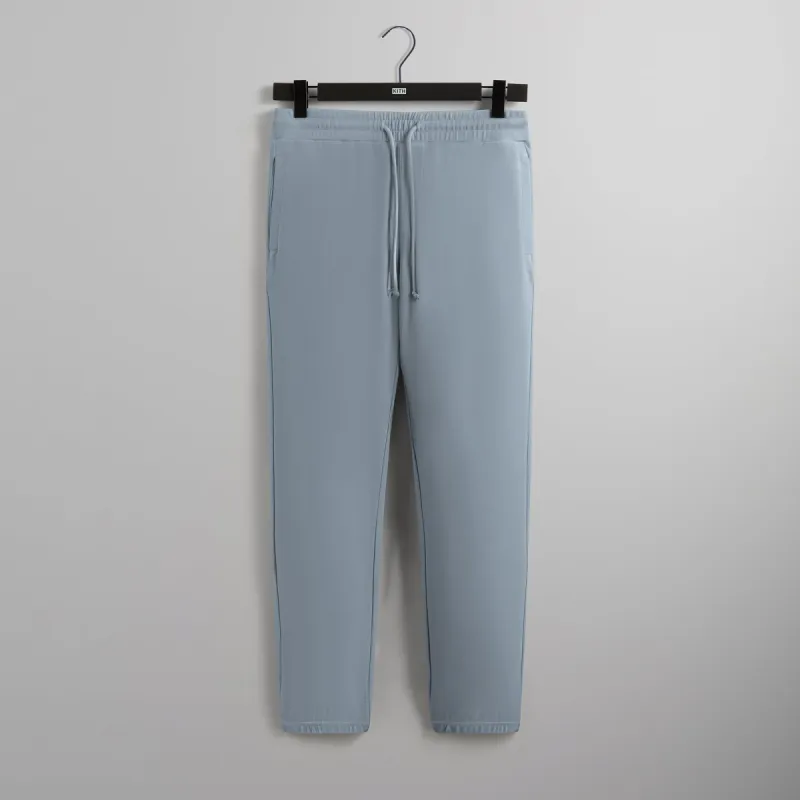 Kith Crystal Wash Interlock Williams I Sweatpant -  Light Indigo sold by Kith