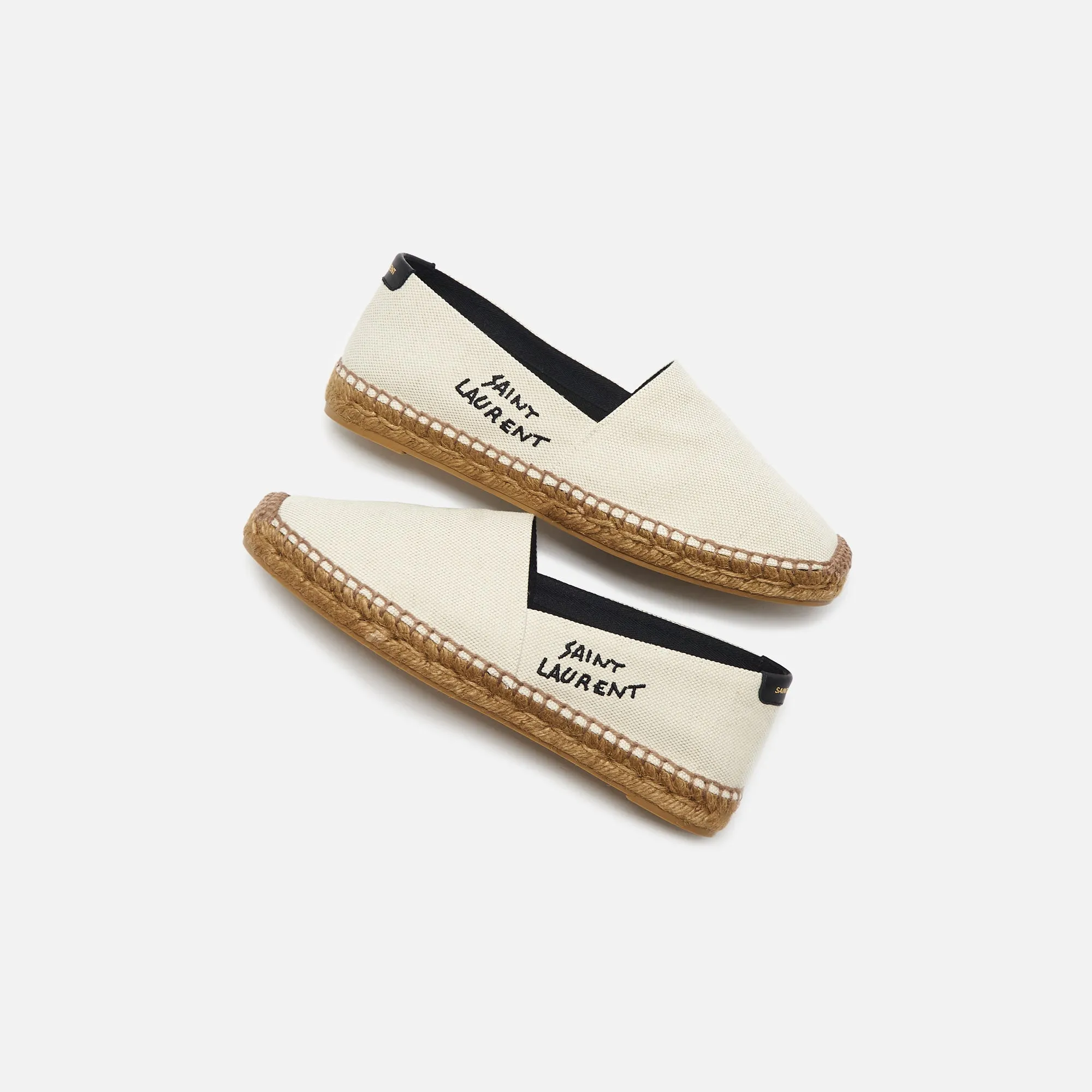 Saint Laurent WMNS Espadrille Embroidery - Ecru / Noir sold by Kith product image thumbnail 2