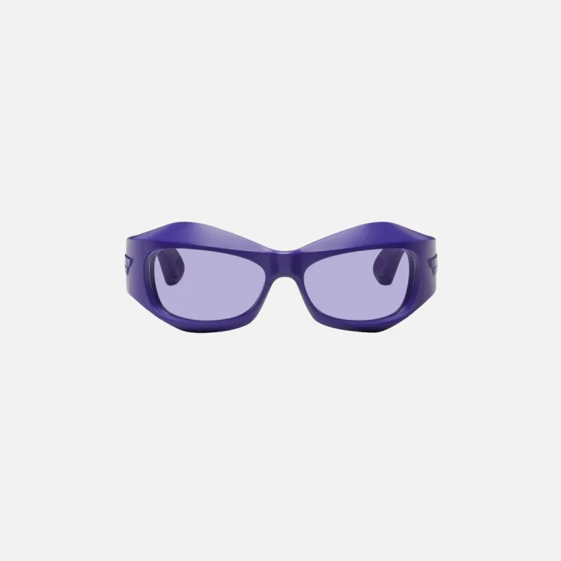 Bottega Veneta Chunky Futuristic Frame - Purple w / Mirror Lens made by Bottega Veneta