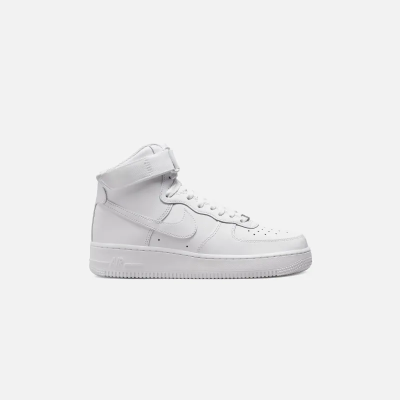 Nike WMNS Air Force 1 Hi REC - White / White / White sold by Kith