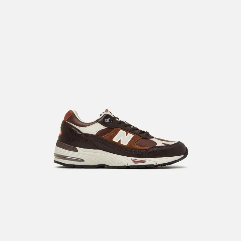 New Balance Made in UK 991 - Earth / French Roast / Feather Gray sold by Kith