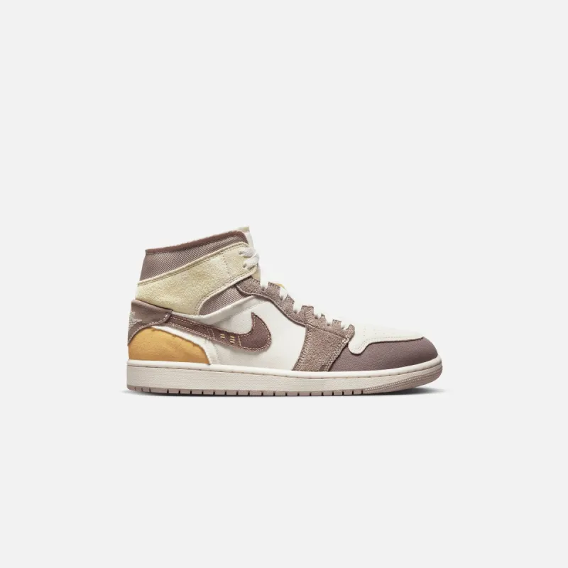 Nike Air Jordan 1 Mid SE Craft - Sail / Taupe Haze / Fossil sold by Kith