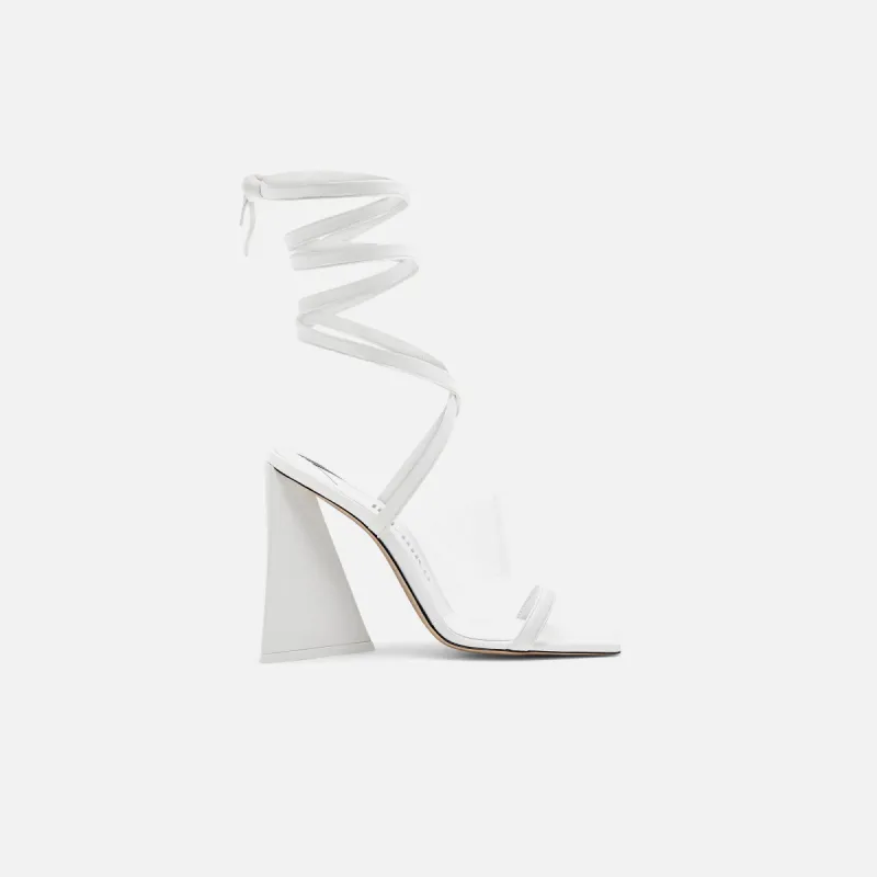 The Attico Isa Sandal 115mm - White sold by Kith