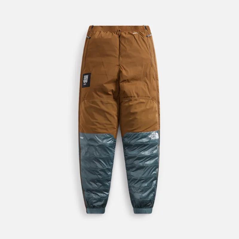 The North Face x Project U 50/50 Down Pant - Bronze / Brown / Concrete Grey sold by Kith