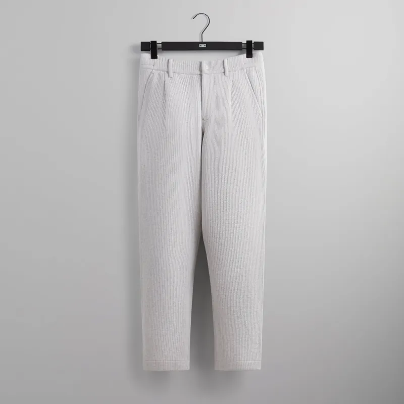 Kith Striped Interlock Garrison Pant - Light Heather Grey sold by Kith