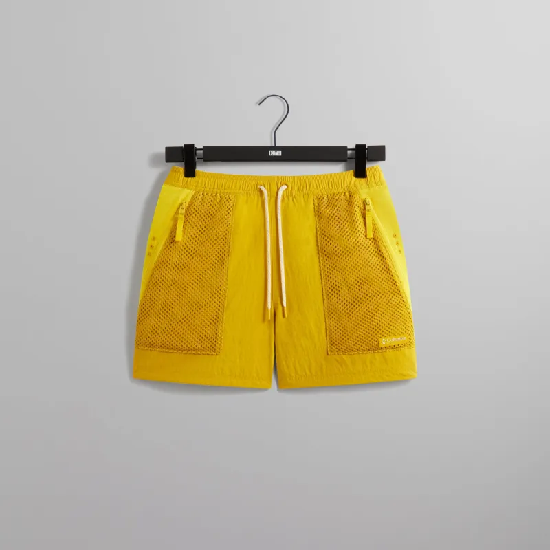 Kith for Columbia Wind Short - Gold Leaf sold by Kith