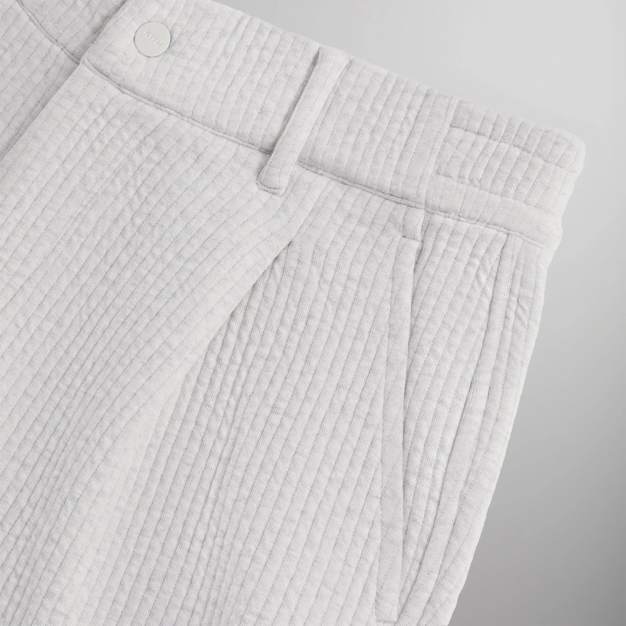 Kith Striped Interlock Garrison Pant - Light Heather Grey sold by Kith product image thumbnail 3