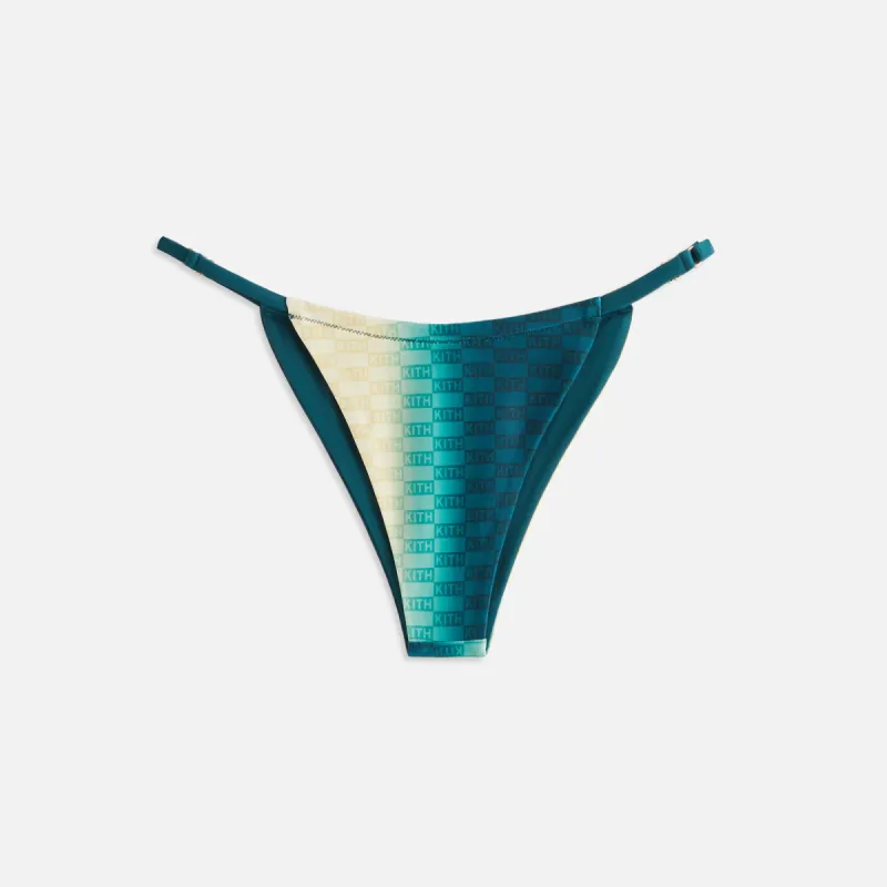 Kith Women Tova Ombre Monogram Adjustable Bottom - Skarn sold by Kith