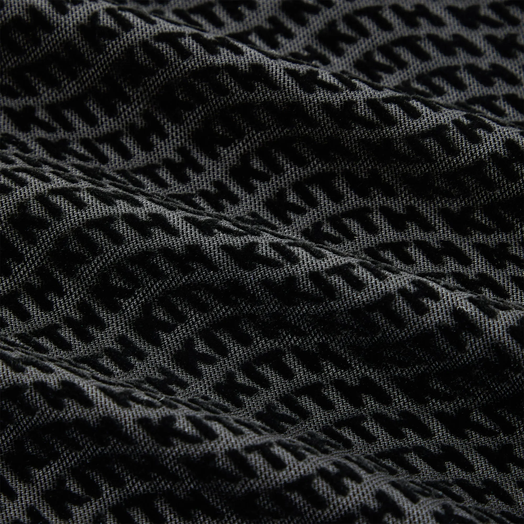 Kith Women Mulberry III Monogram Wave Mesh Tee - Black sold by Kith product image thumbnail 5