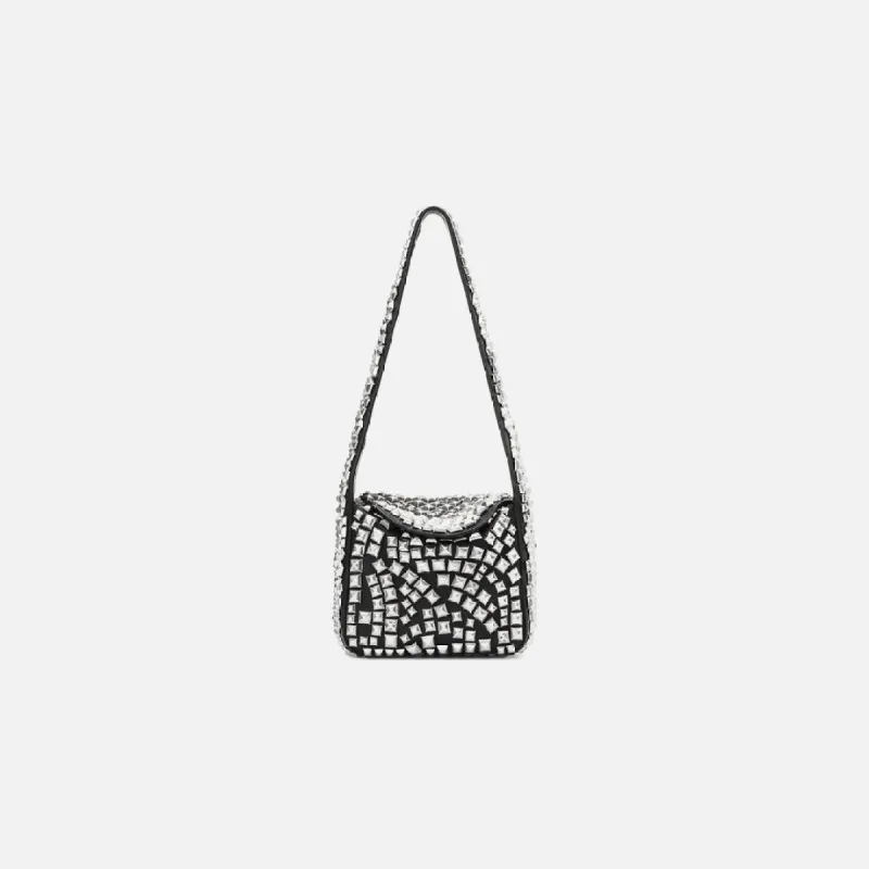Alexander Wang Spike Small Hobo Bag - Black sold by Kith