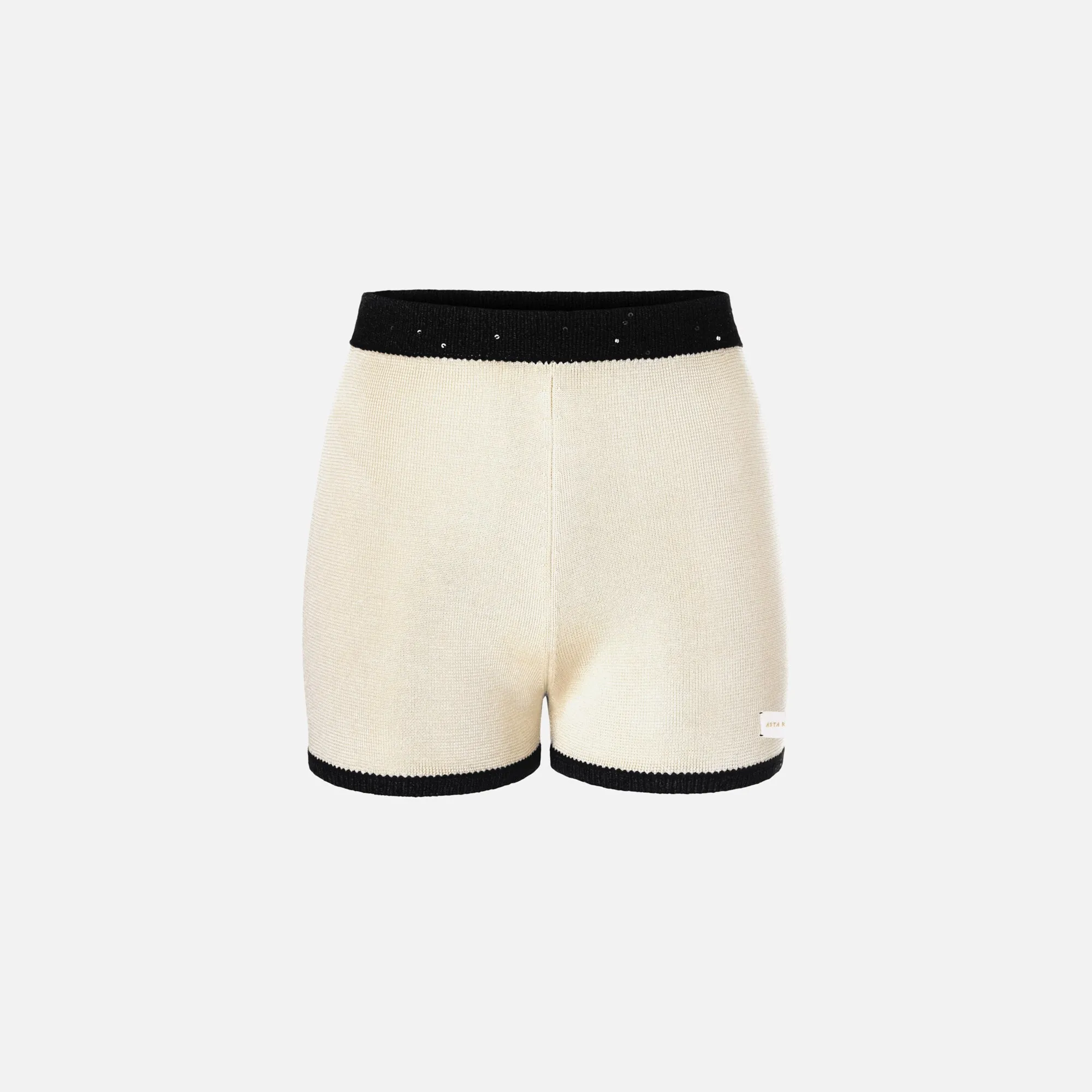 Asta Resort Naomi Contrast Shorts - Champagne sold by Kith