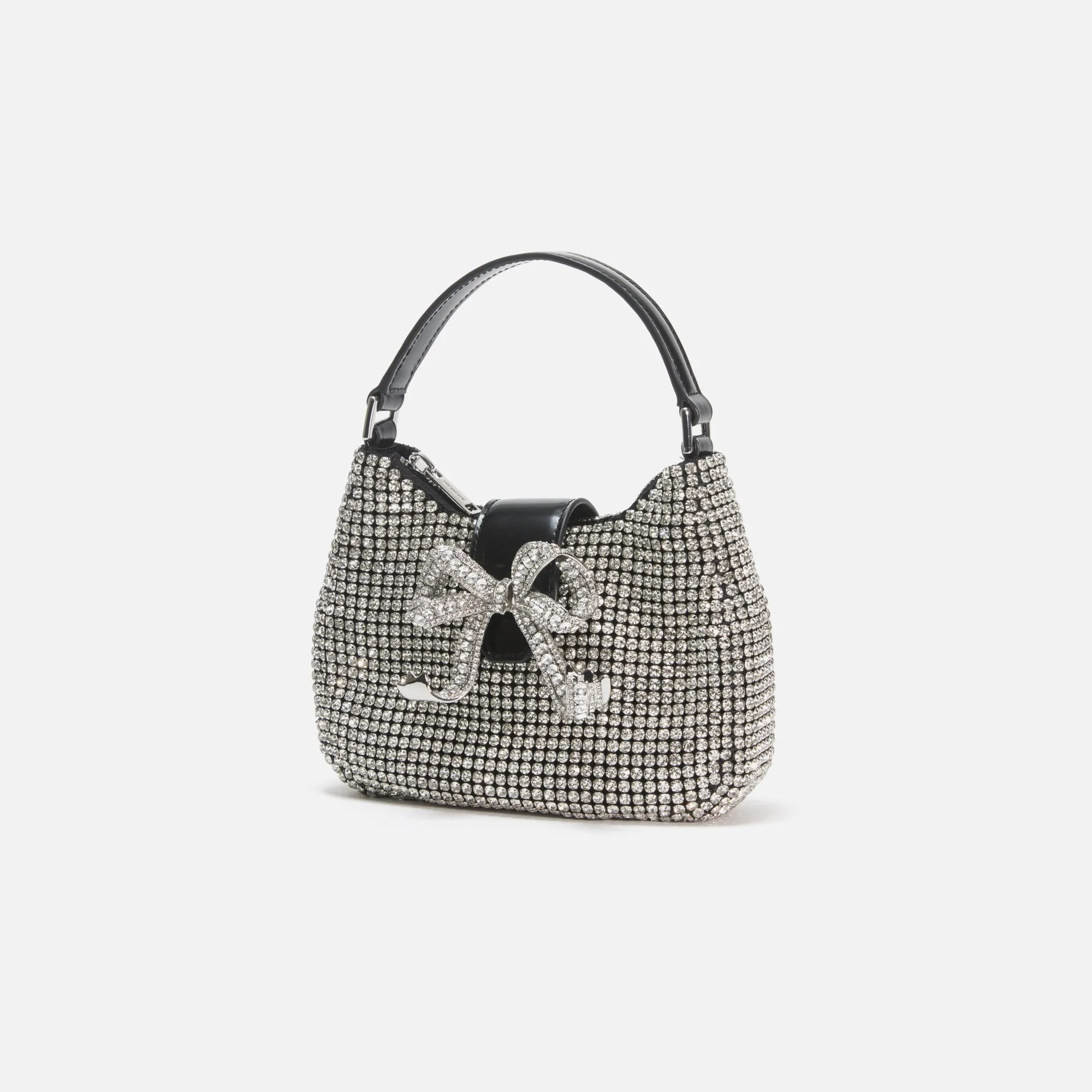 Self-Portrait Diamante Crescent Bow Bag - Silver sold by Kith product image thumbnail 2