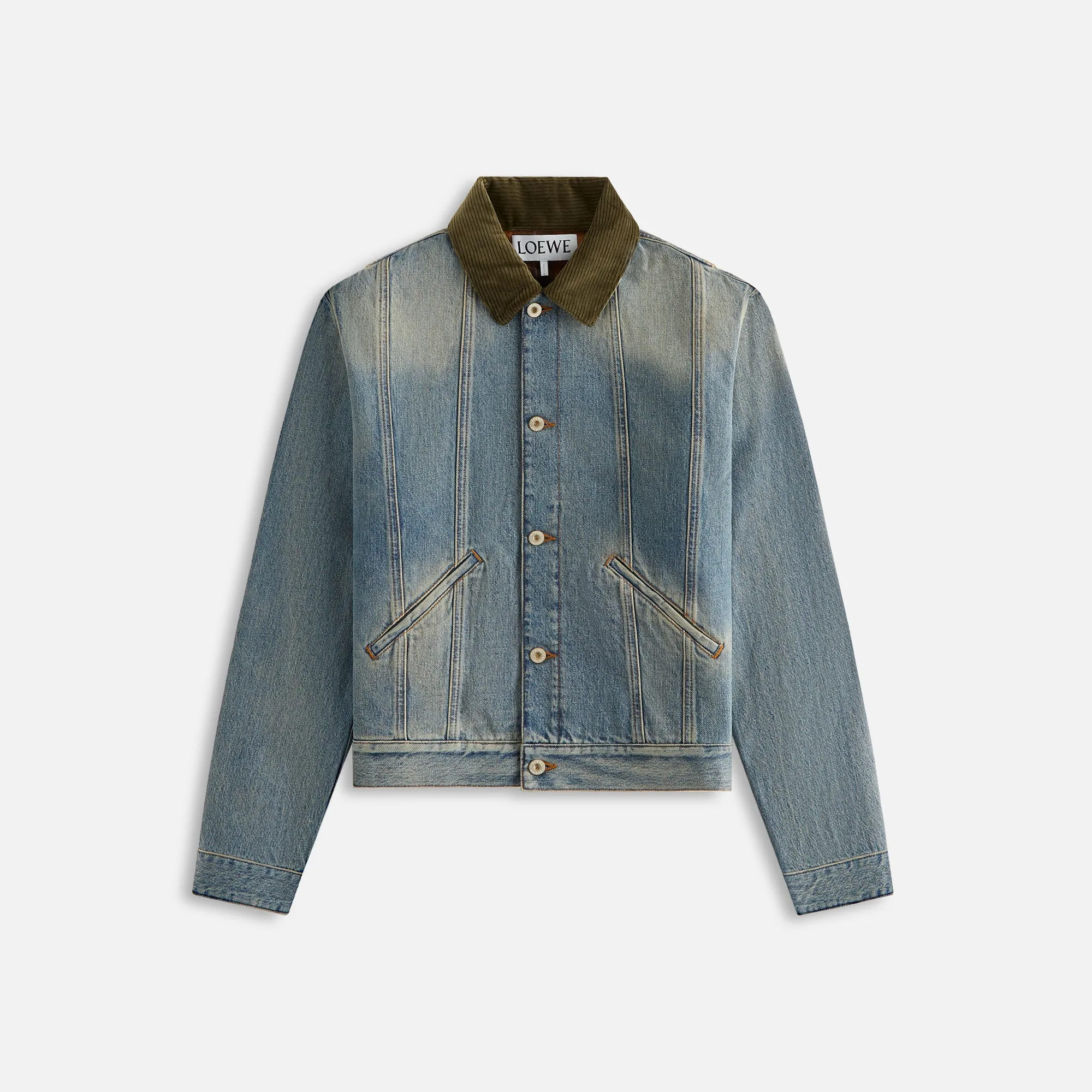Loewe Trucker Jacket - Washed Denim sold by Kith