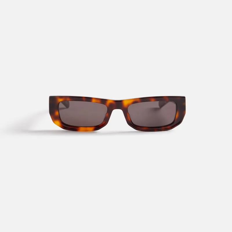 Flatlist Bricktop Sunglasses - Tortoise / Solid Black Lens sold by Kith