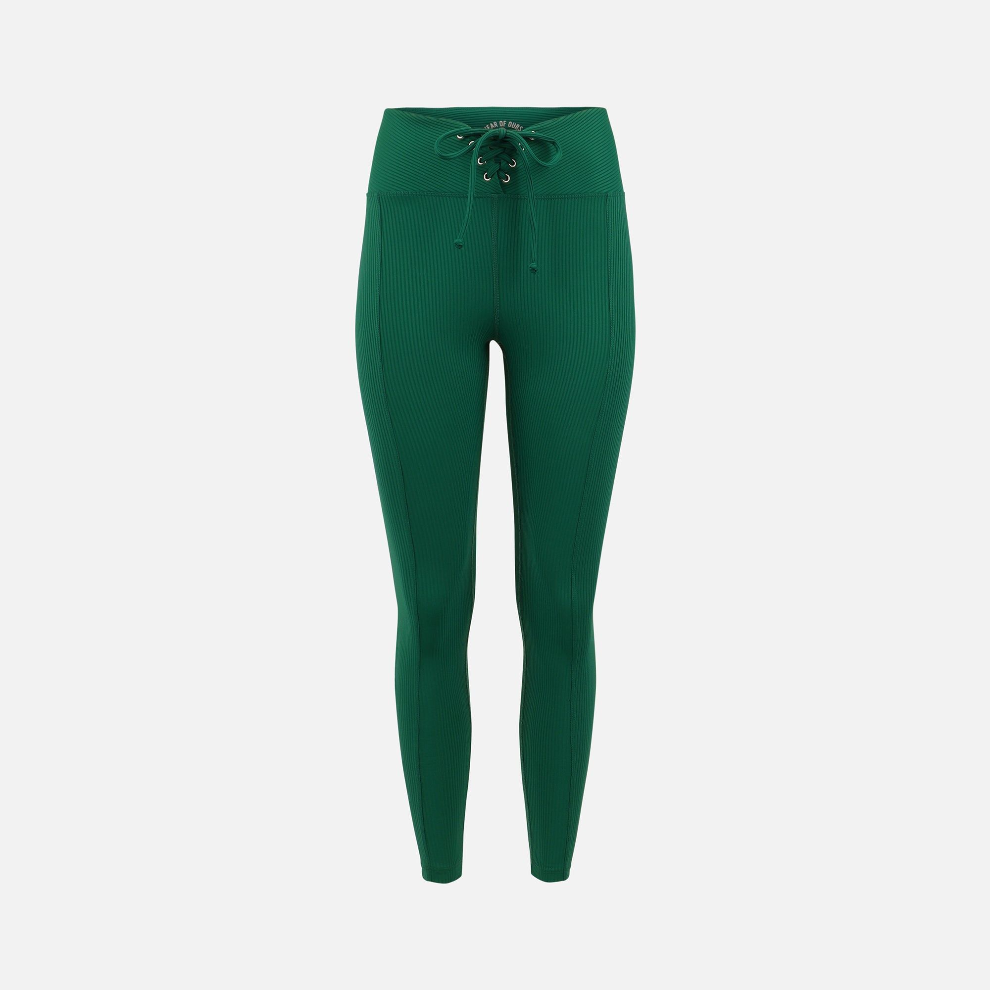 Year of Ours Ribbed Football Legging - Malachite sold by Kith