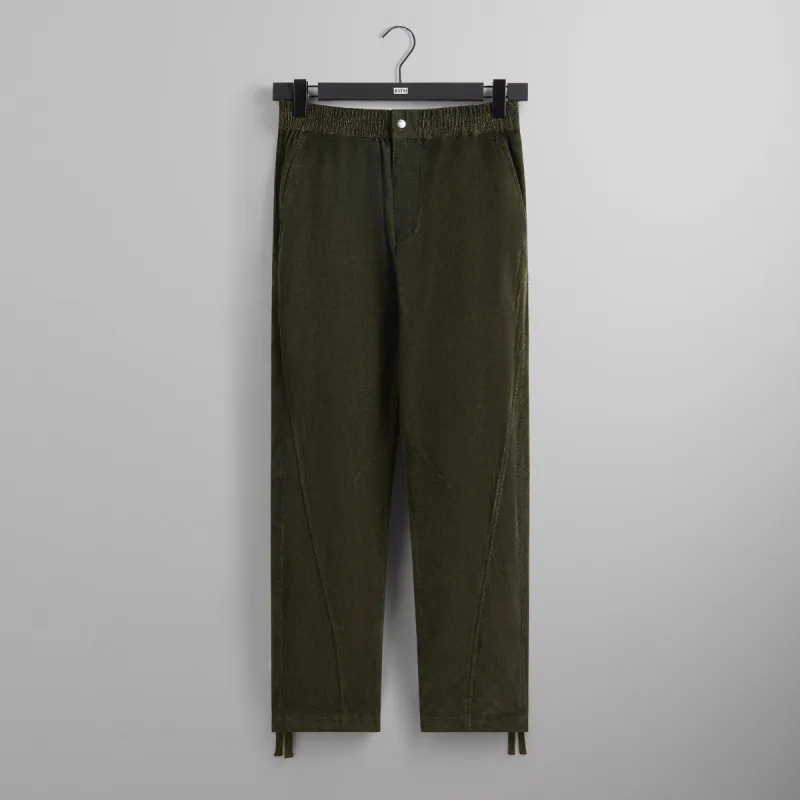 Kith Velour Tweed Mercer 8 Pant - Cypress sold by Kith