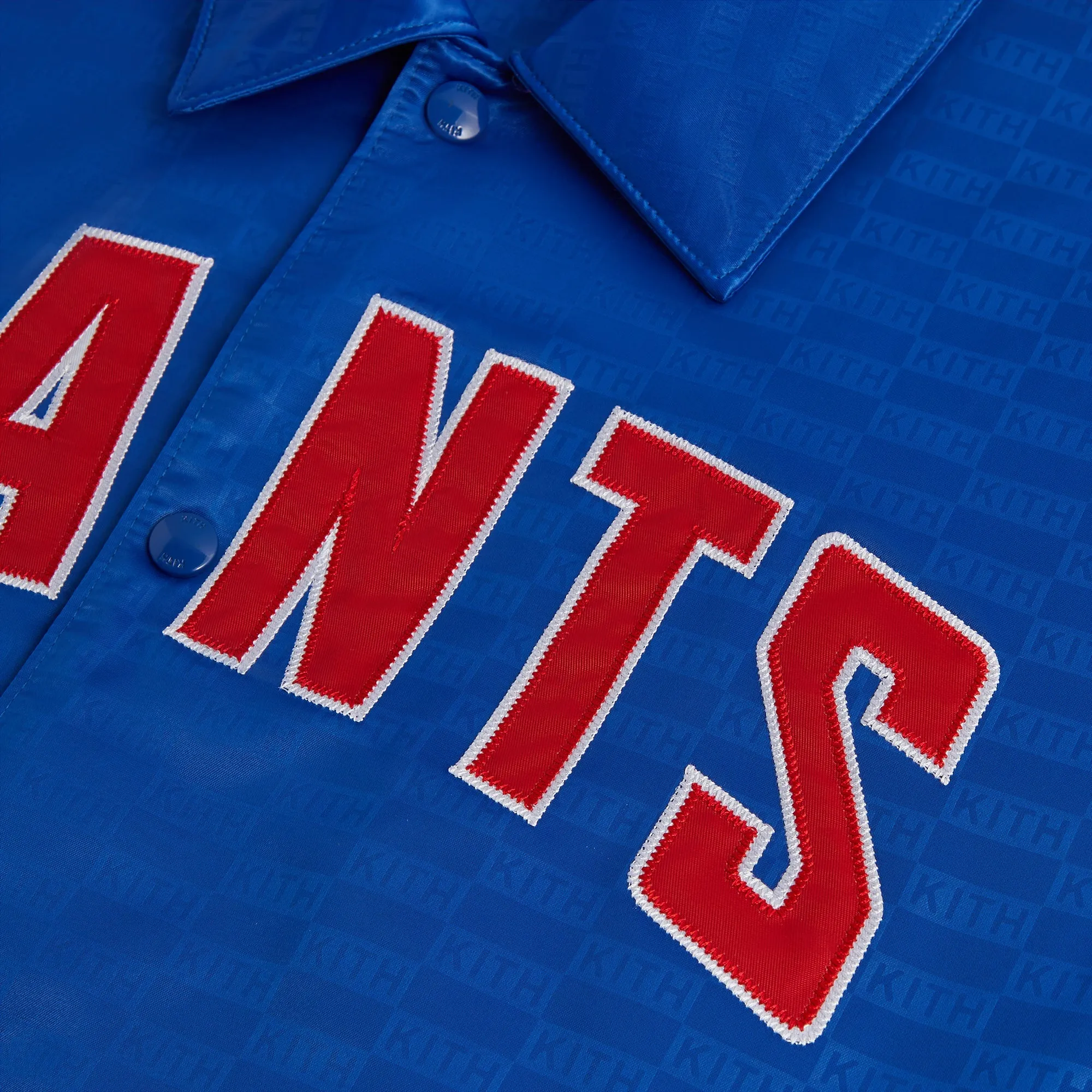 Kith for the NFL: Giants Satin Bomber Jacket - Current sold by Kith product image thumbnail 4
