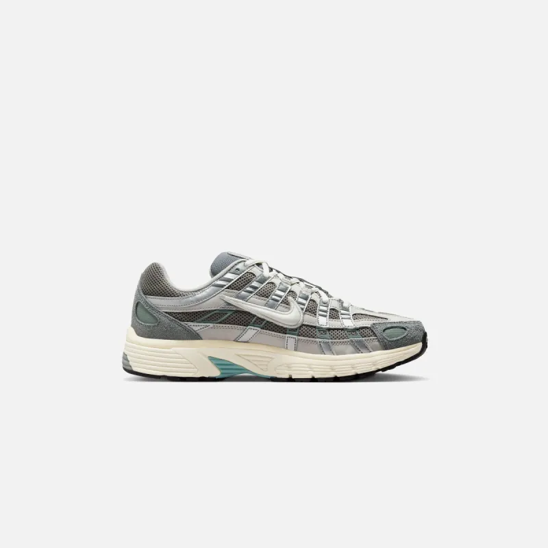 Nike P-6000 - Flat Pewter / White / LT Iron Ore sold by Kith