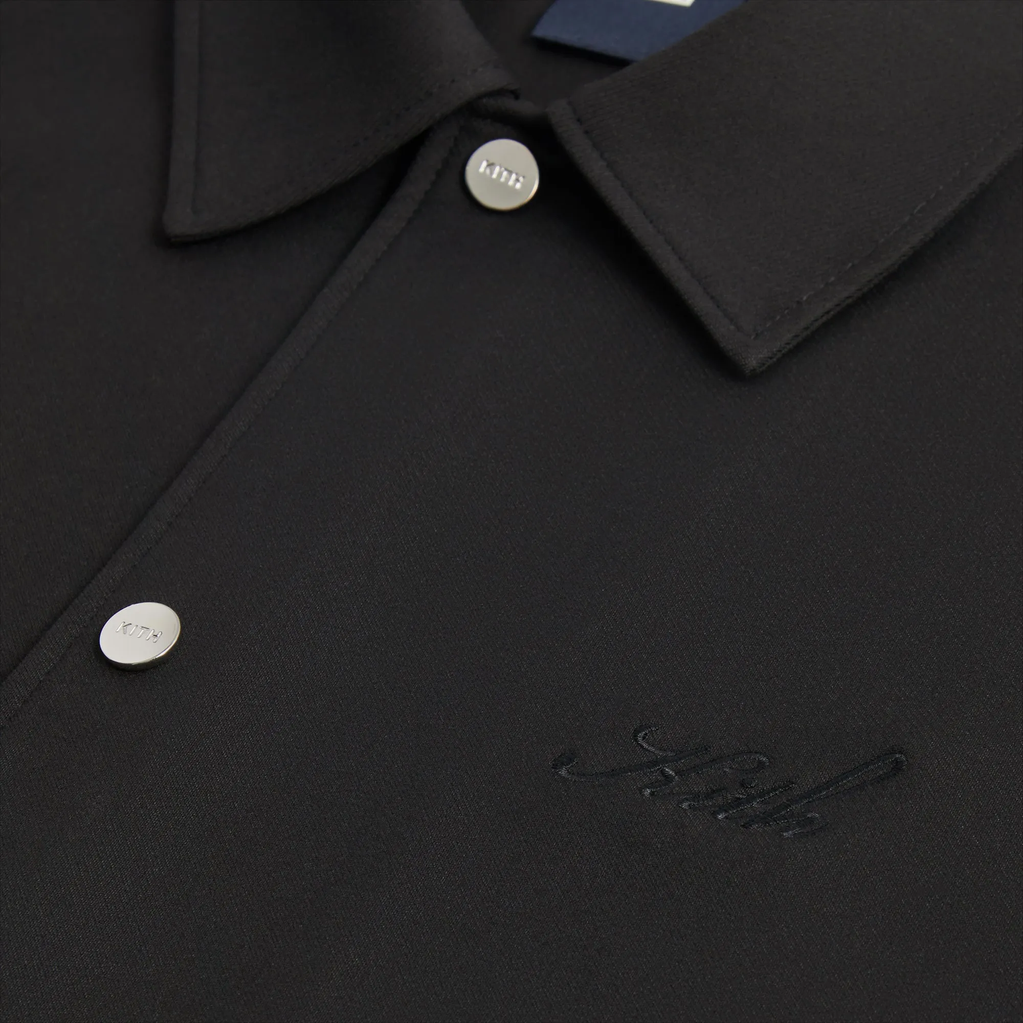Kith Double Weave Coaches Jacket - Black sold by Kith product image thumbnail 4