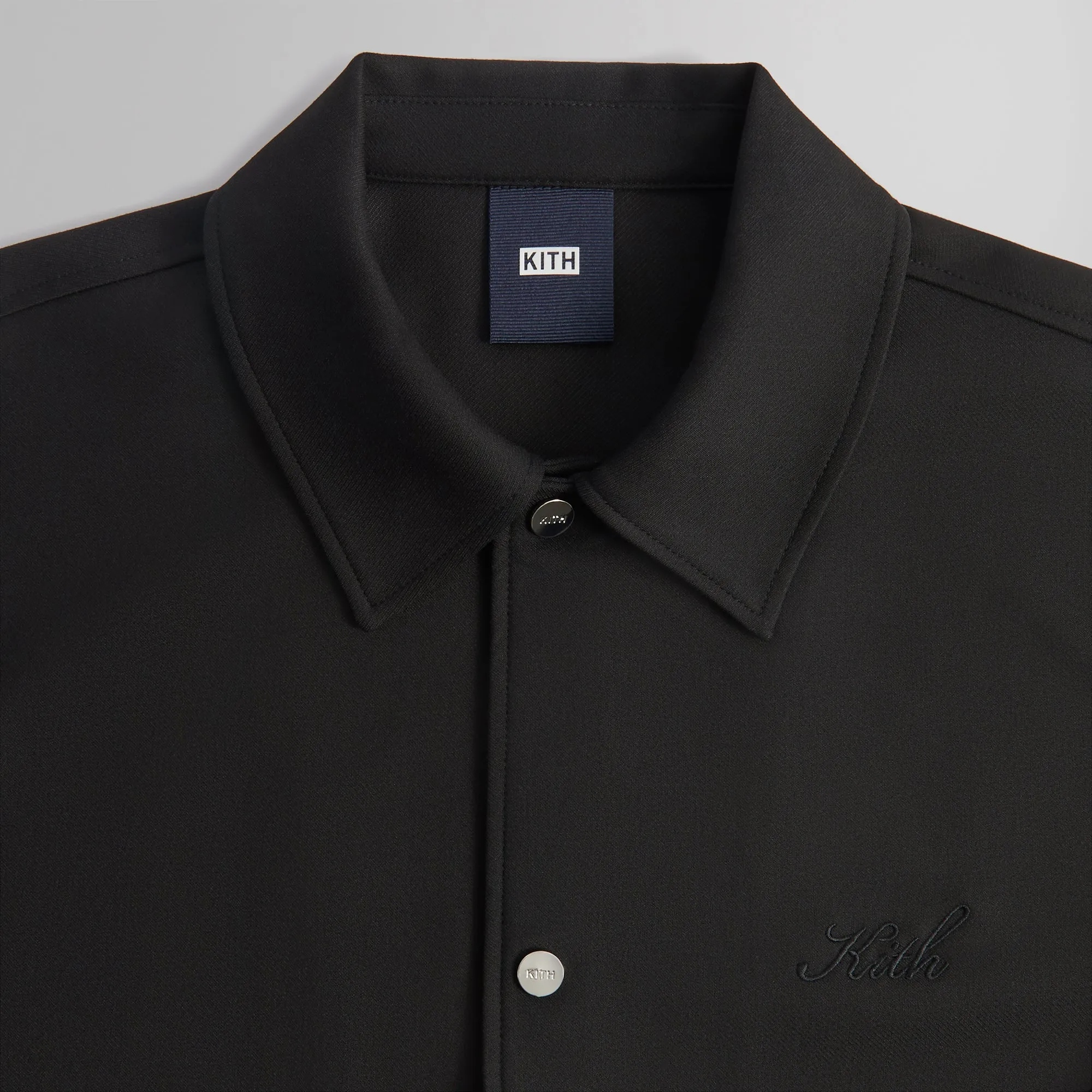 Kith Double Weave Coaches Jacket - Black sold by Kith product image thumbnail 3