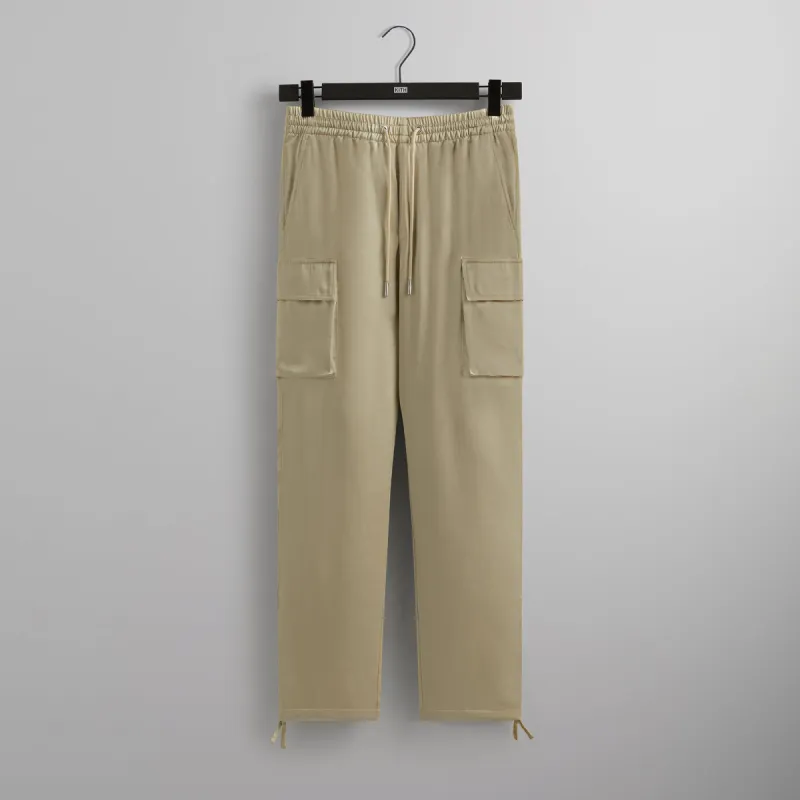 &Kin Washed Satin Kelvin Parachute Pant - Oxide sold by Kith
