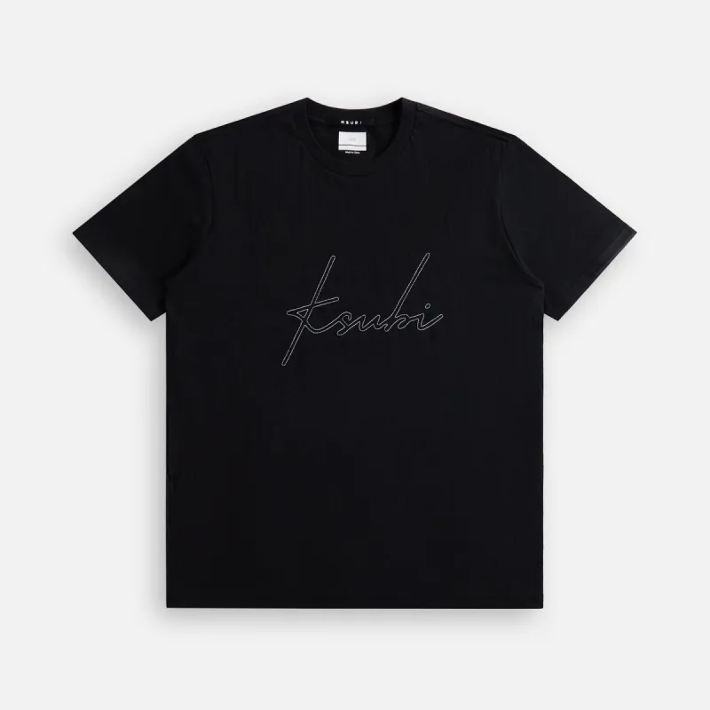 Ksubi Skripture Kash Tee - Jet Black sold by Kith