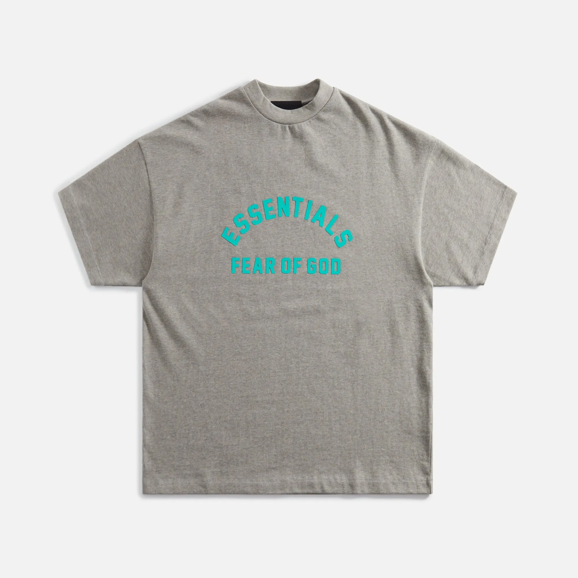 Essentials Heavy Jersey Crewneck Tee - Dark Heather Oatmeal sold by Kith