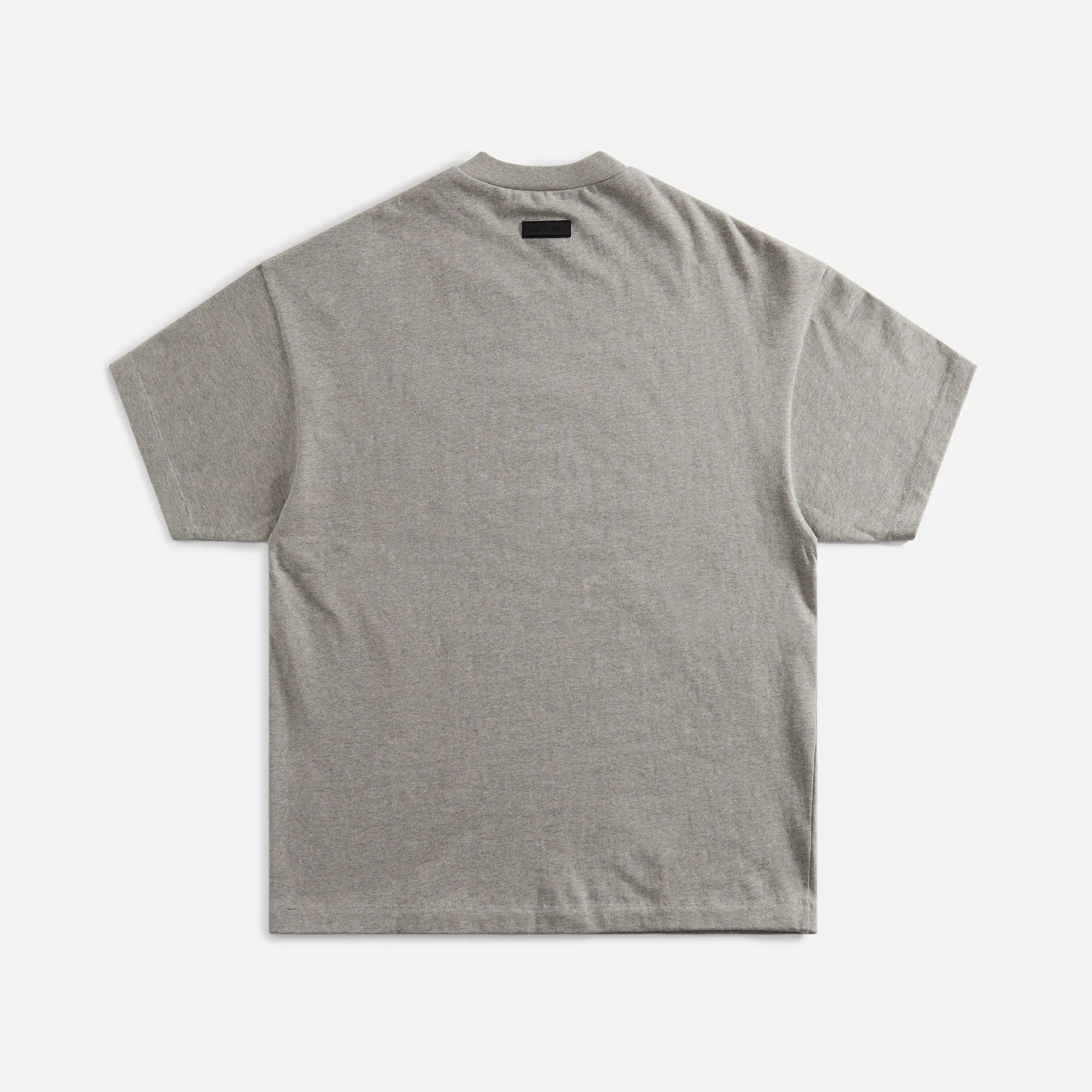 Essentials Heavy Jersey Crewneck Tee - Dark Heather Oatmeal sold by Kith product image thumbnail 2