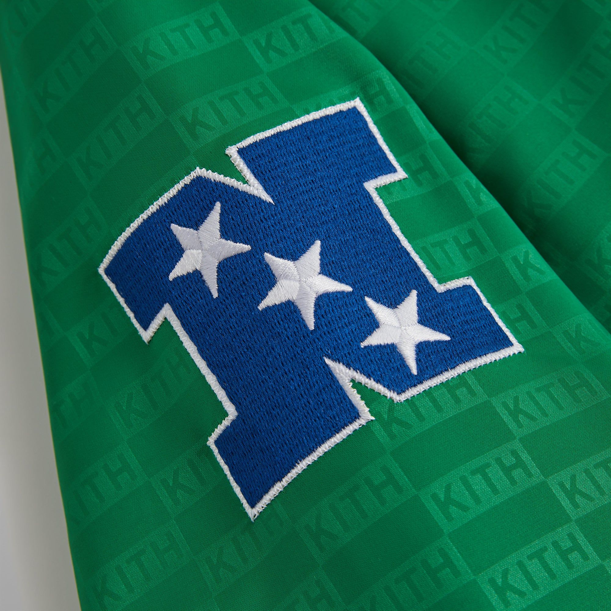 Kith for the NFL: Eagles Satin Bomber Jacket - Parrot sold by Kith product image thumbnail 5