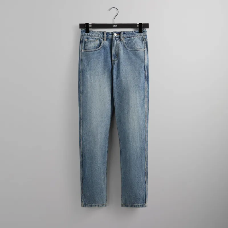 Kith Centre Denim Jean - Dark Indigo sold by Kith