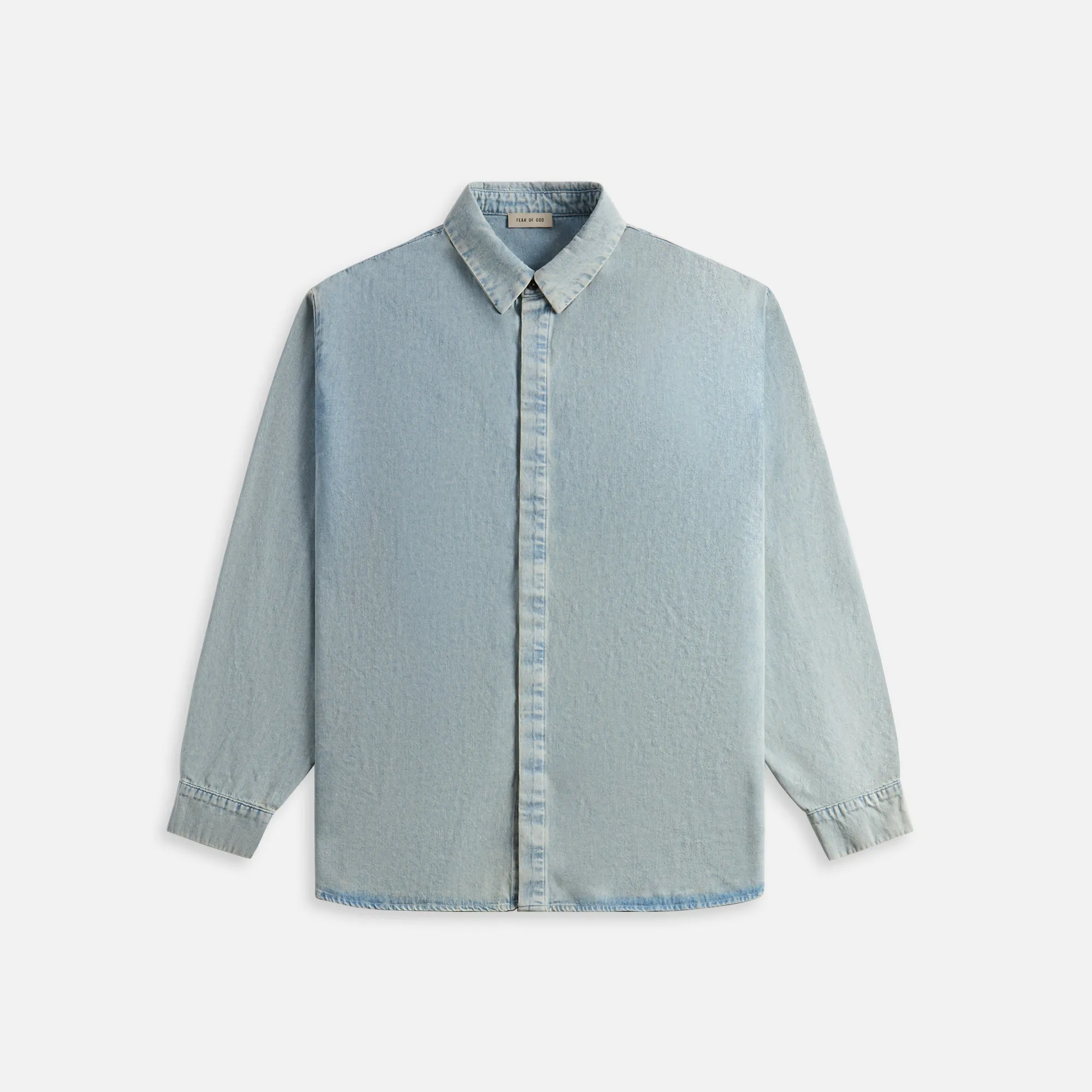 Fear of God Denim Shirt - Light Indigo sold by Kith