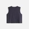 Kith Women Tenley Pleated Tank - Nocturnal sold by Kith