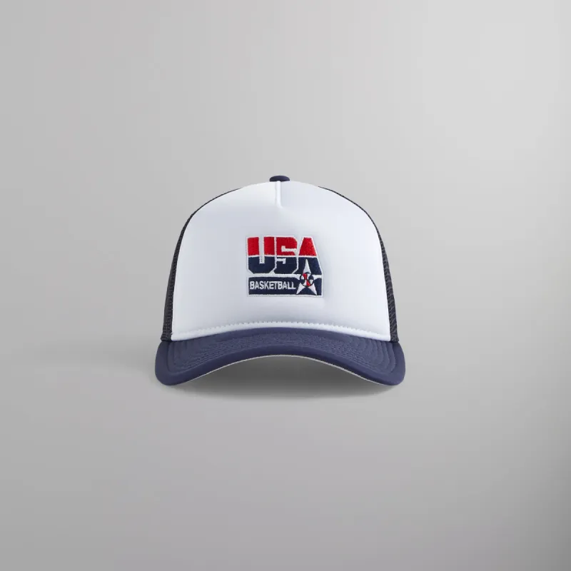 Kith & New Era for USA Basketball Nolan Trucker Hat - Nocturnal sold by Kith