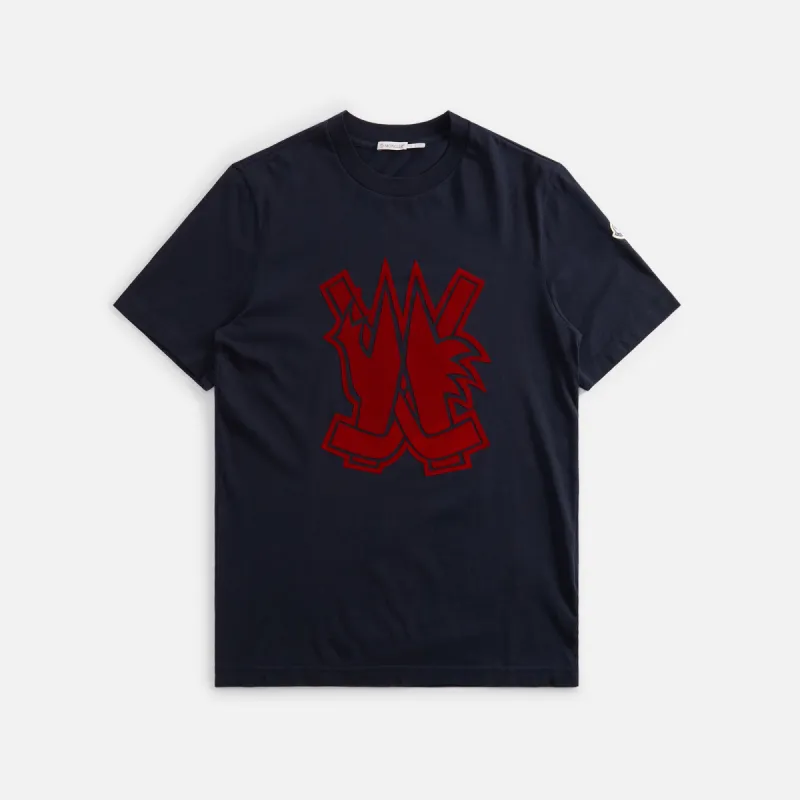 Moncler Tee - Navy sold by Kith