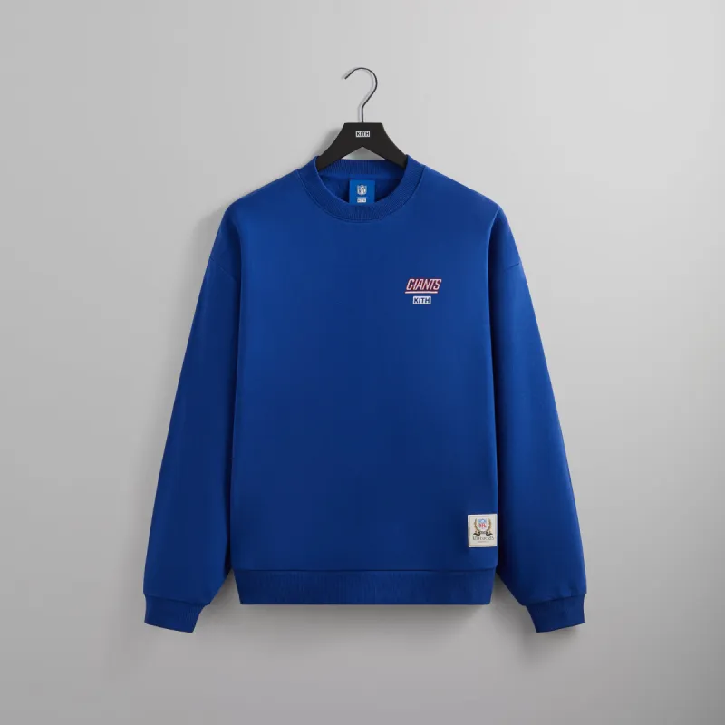 Kith for the NFL: Giants Helmet Nelson Vintage Crewneck - Current sold by Kith