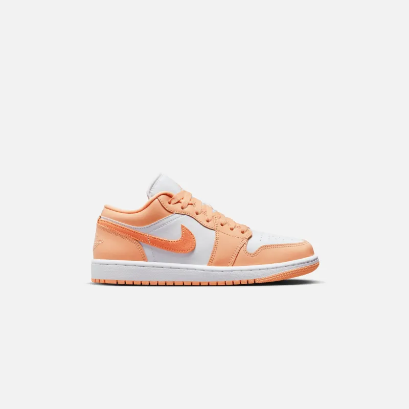 Nike WMNS Air Jordan 1 Low - Sunset Haze / Bright Citrus / White sold by Kith