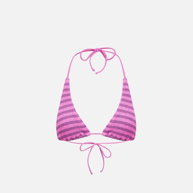 Bond Eye Sofie Triangle - Cerise Stripe made by Kith