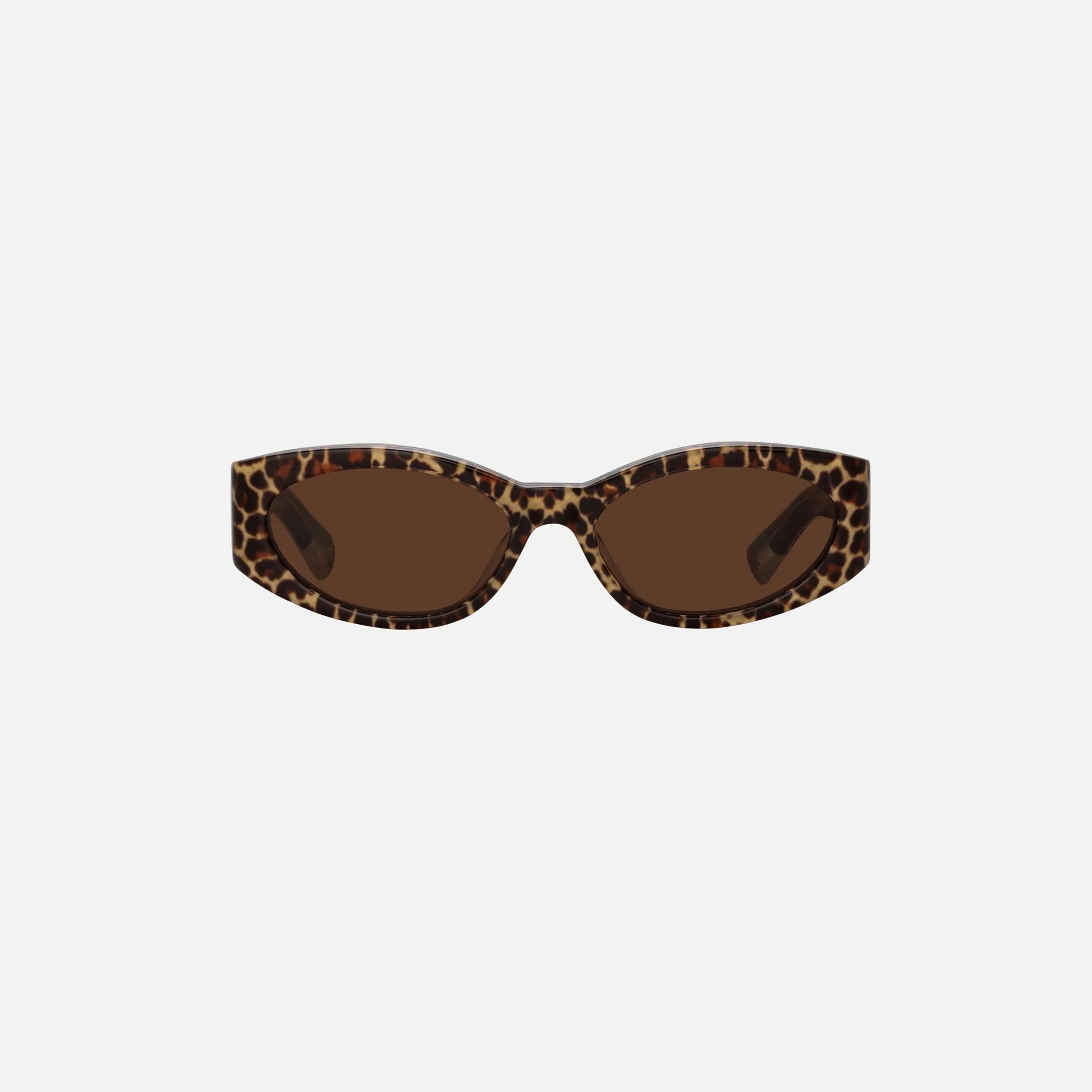 Jacquemus Ovalo Frames - Leopard sold by Kith
