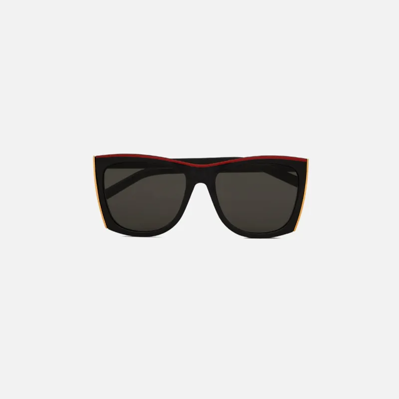 Saint Laurent SL 539 Paloma Acetate Square Frame - Black sold by Kith