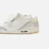 Nike Air Jordan 3 Retro - Ivory / Grey Mist / Cream sold by Kith