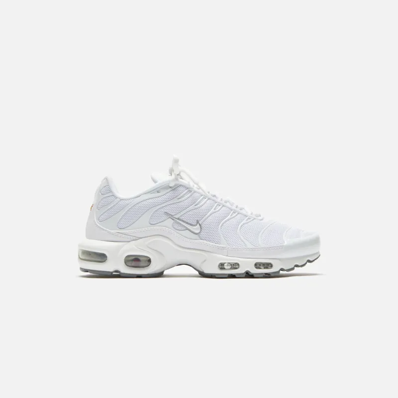 Nike Air Max Plus - White / White / Black / Cool Grey sold by Kith