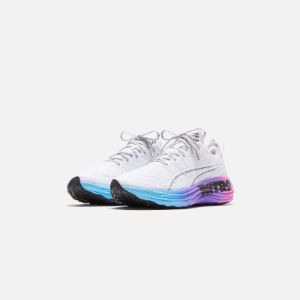 Puma Foreverrun Nitro Sunset - Puma White / Luminous Blue / Electric Orchid sold by Kith