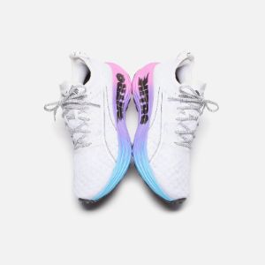 Puma Foreverrun Nitro Sunset - Puma White / Luminous Blue / Electric Orchid sold by Kith