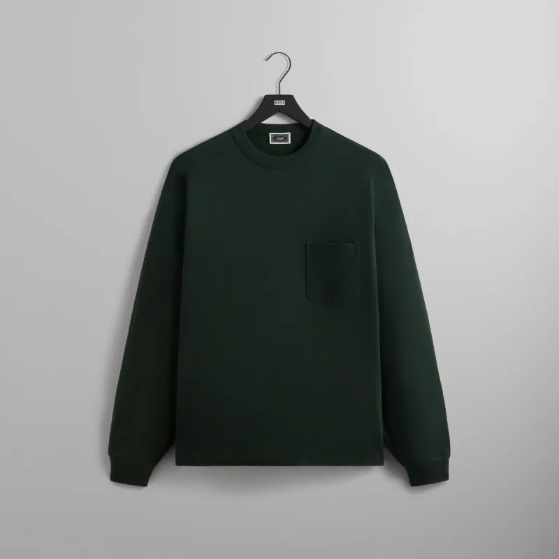 Kith Long Sleeve Leonard Pocket Tee - Stadium sold by Kith
